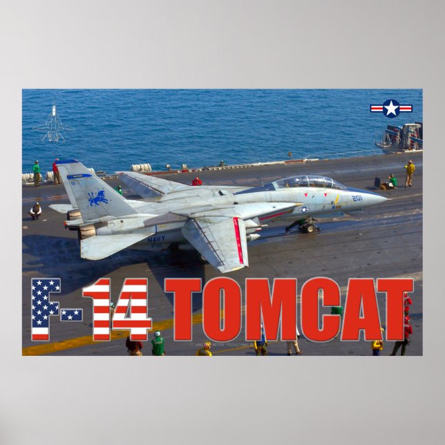 F-14 POSTER DE "LANÇAMENTO" TOMCAT (Frente)