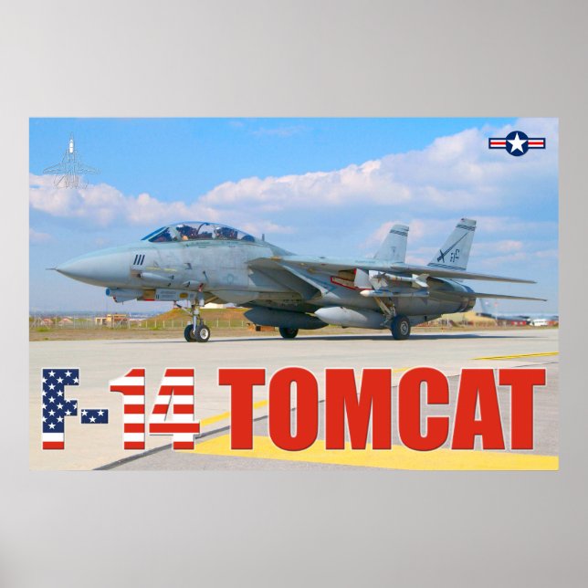 F-14 POSTER DE "PREVOO" TOMCAT (Frente)