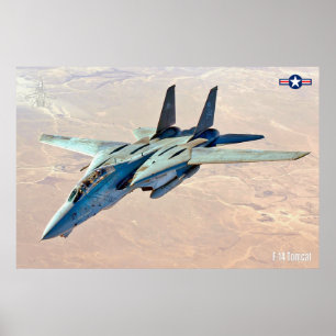 F-14 POSTER "DESERT PATROL" TOMCAT