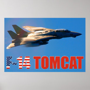 F-14 POSTER "MACH RUN" TOMCAT