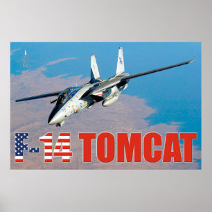 F-14 POSTER "ON PATROL" TOMCAT