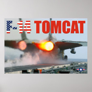 F-14 TOMCAT "AFTERBURNER" POSTER