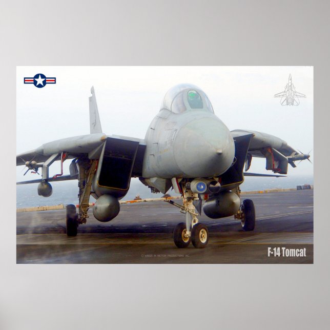 F-14 TOMCAT "FLIGHTDECK" POSTER (Frente)