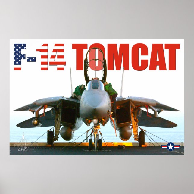 F-14 TOMCAT "FLIGHTDECK" POSTER (Frente)