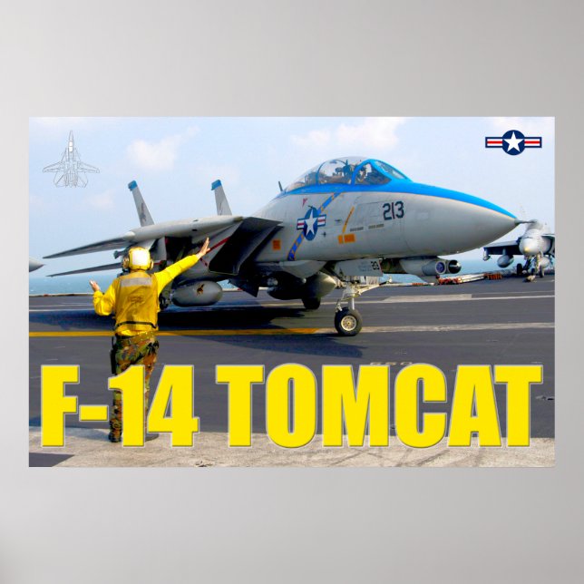 F-14 TOMCAT "FLIGHTDECK" POSTER (Frente)