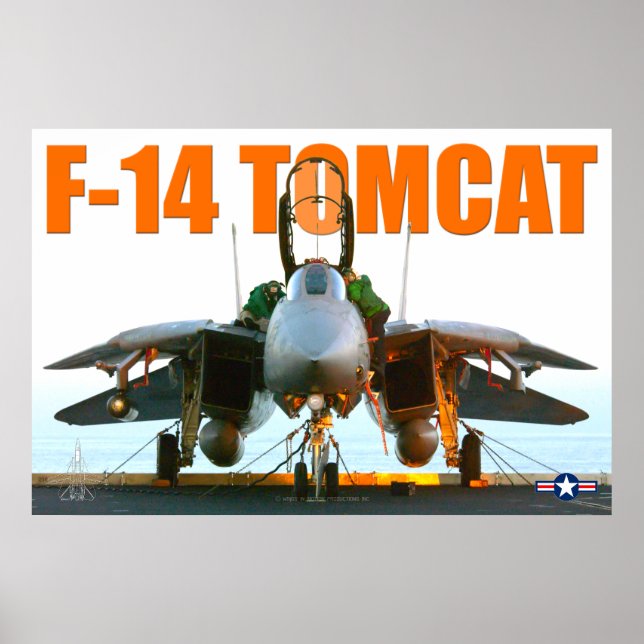 F-14 TOMCAT "FLIGHTDECK" POSTER (Frente)