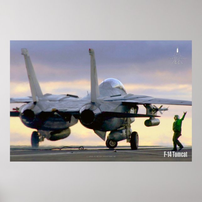 F-14 TOMCAT "FLIGHTDECK" POSTER (Frente)
