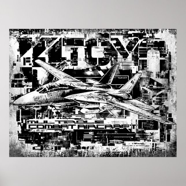 F-14 Tomcat Poster Paper (Matte) Poster (Frente)