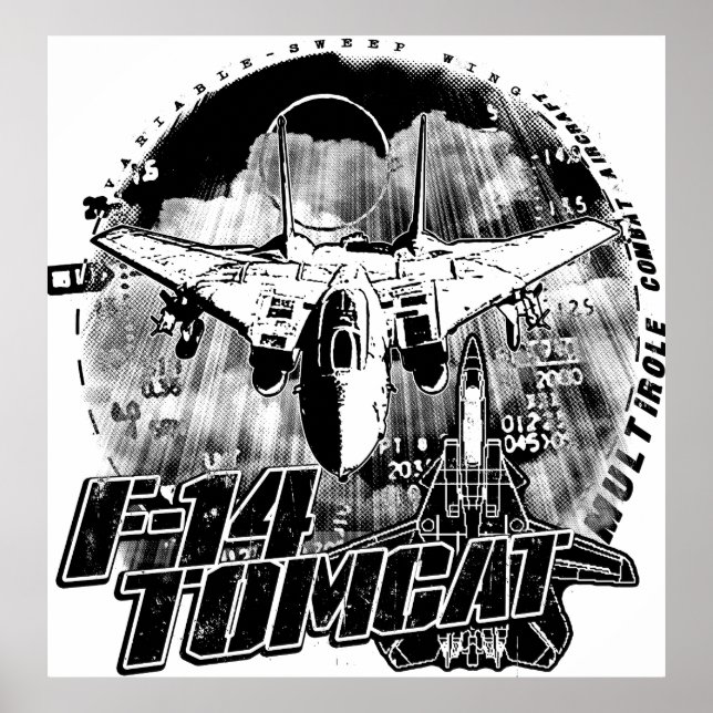 F-14 Tomcat Poster Poster (Frente)