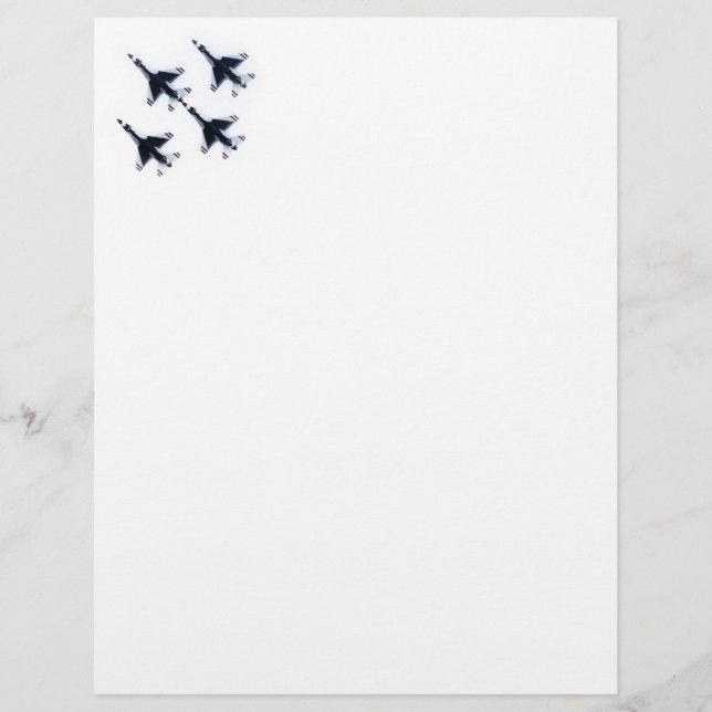 F-16 Thunderbird - Quatro em formação (Frente)