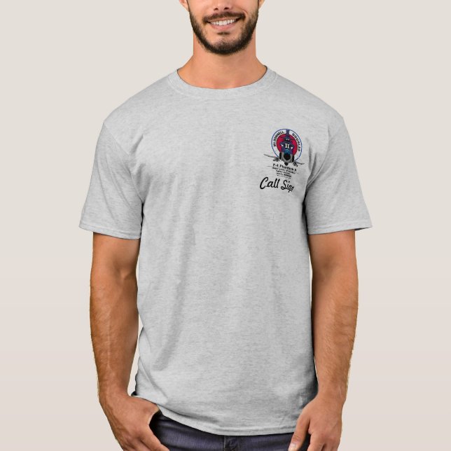 F-4 camisa feita sob encomenda fantasma - luz (Frente)