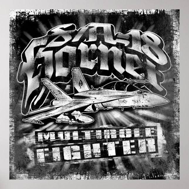 F/A-18 Hornet Poster BK Poster (Frente)