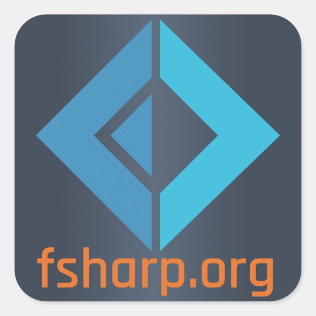 F# Adesivos da Fundação de Software (Frente)