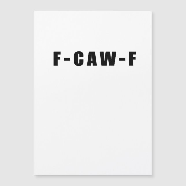 F-Caw-F Essential Simples e Limpo (Frente)