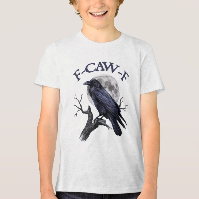F-caw-f Pássaro Negro Engraçado (Frente)