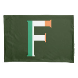 F Monograma sobreposto no Irish Flag pcnt