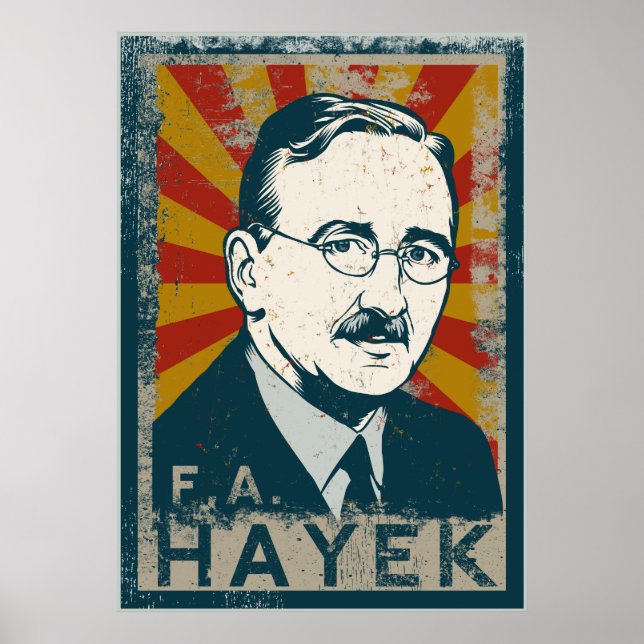 FA Hayek Poster (Frente)