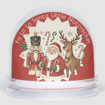 Fa La La Papai Noel Quebra-Nozes Natal Rena Magia