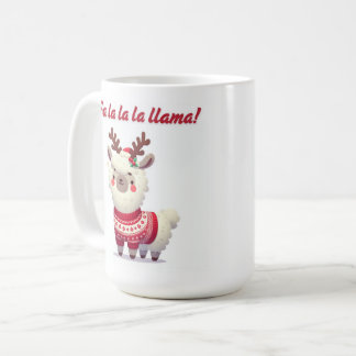 Fa La Llama, caneca de Natal - presente de Natal d