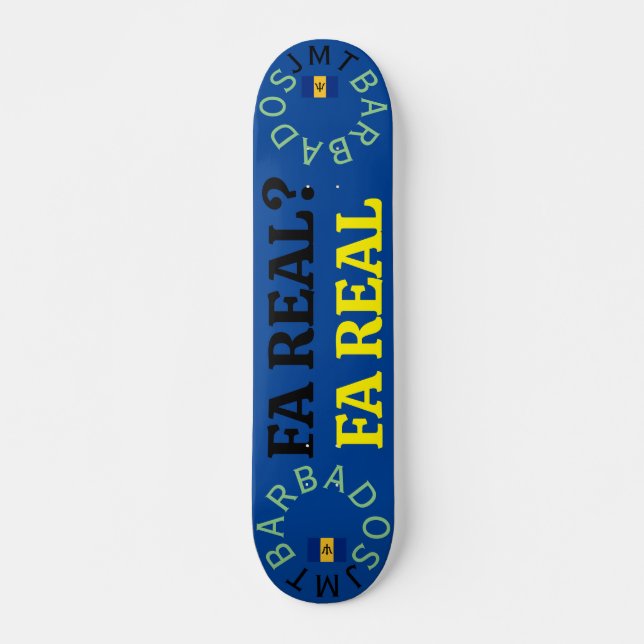FA REAL? Plataforma de skate de 19,68cm (Frente)