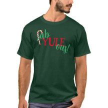 Fab-YULE-ous! Camiseta masculina de Natal