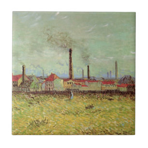 Fábricas em Asnieres por Vincent van Gogh