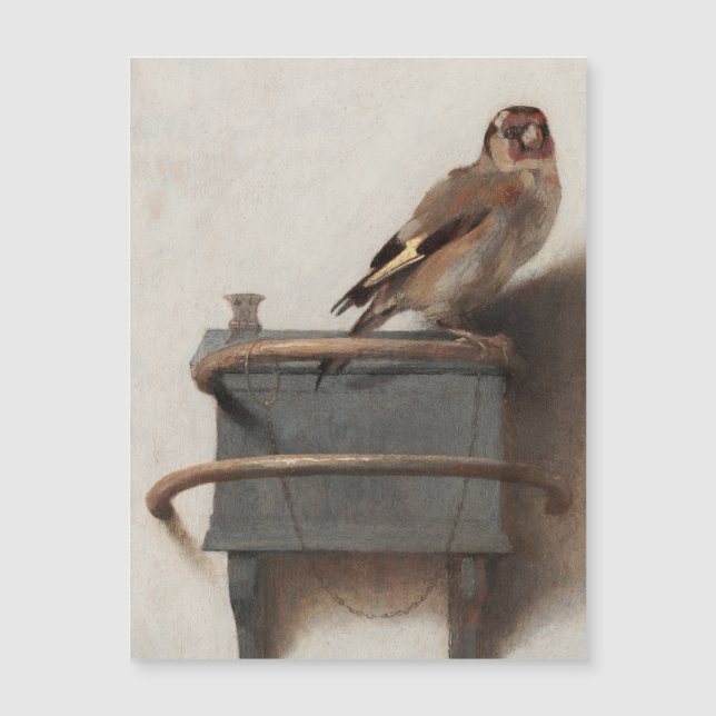 Fabritius The Goldfinch Painting Art Impressão (Frente)