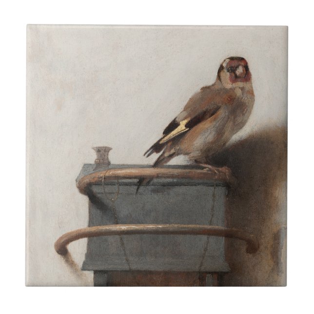 Fabritius The Goldfinch Painting Art Impressão (Frente)