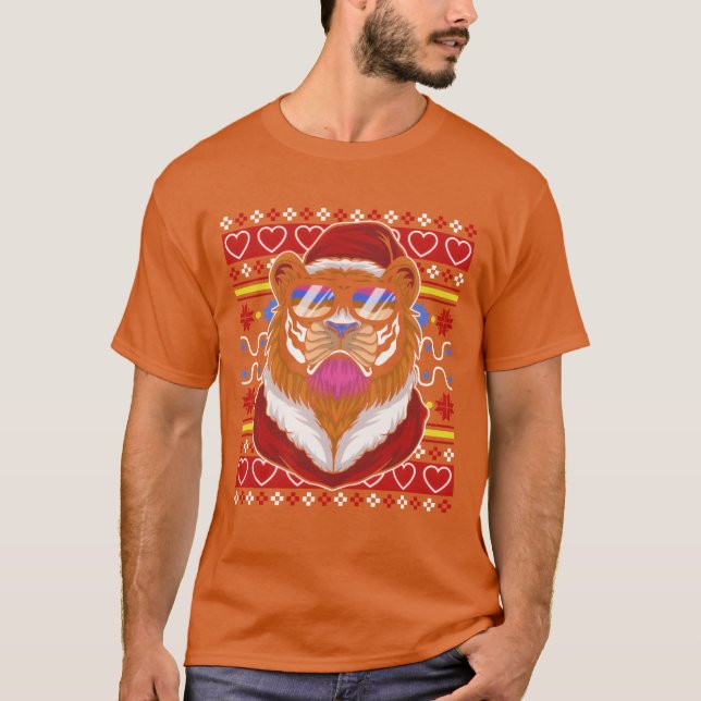 Fabulosa camiseta natalícia Christmasiger (Frente)