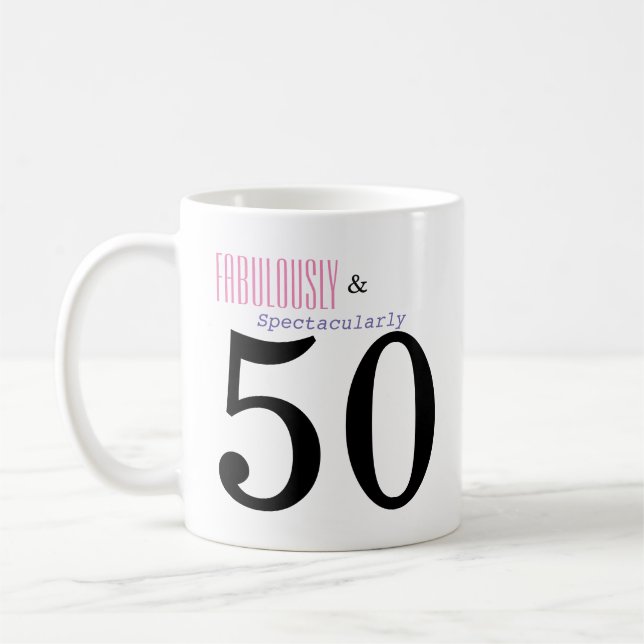 Fabulosa e cinquenta caneca de café (Esquerda)