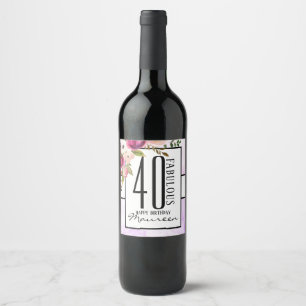 Fabuloso 40 Rótulos de Vinho e Vinho Espumante