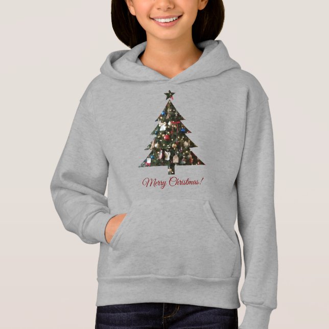 Fabuloso, Natal, Hoodie Pullover de Menina (Frente)