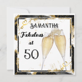 Fabuloso no cartão de aniversário da sua idade