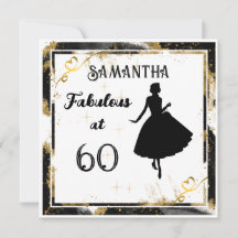 Fabuloso no cartão de aniversário da sua idade