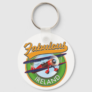 fabuloso sistema de viagem da Irlanda. Chaveiro Cl