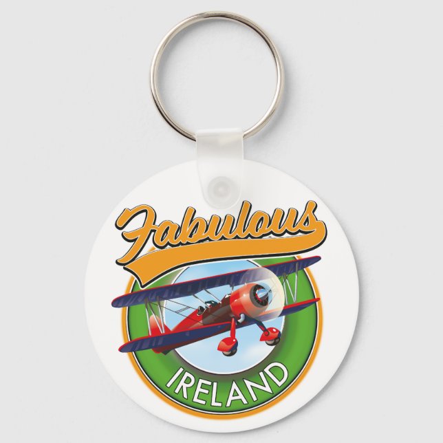 fabuloso sistema de viagem da Irlanda. Chaveiro Cl (Frente)