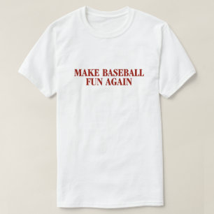 Faça a camisa do divertimento do basebol outra ve