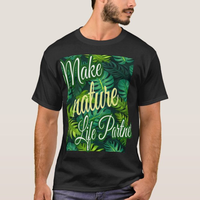 Faça a camisa do parceiro da natureza (Frente)