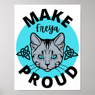 Faça a Freya um Poster (Light Cat Edition)