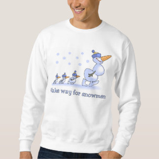 Faça a maneira para a camisa dos bonecos de neve