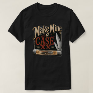 Faça a minha uma camiseta Case XX de canivete
