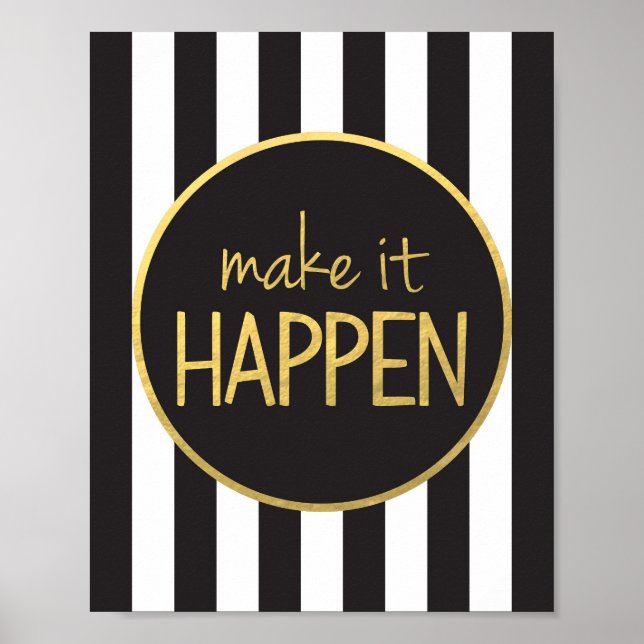 Faça acontecer Impressão (Frente)