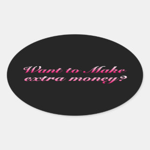 Faça adesivos de dinheiro