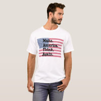 Faça América pensar outra vez a camisa dos homens