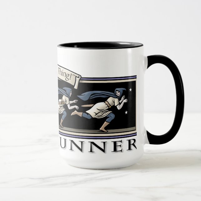 "Faça caneca de Nightrunner da coisa do cão" (Direita)