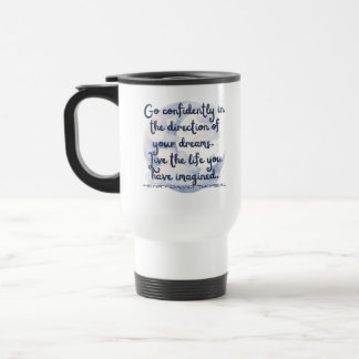 Faça caneca de viagem com confiança