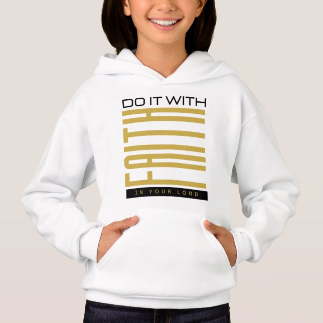 Faça com a moça bíblica de Fé (Frente)