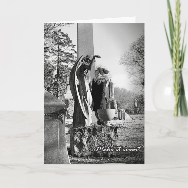 Faça com que conte com o VAZIO do Cartão de Saudaç (Frente)