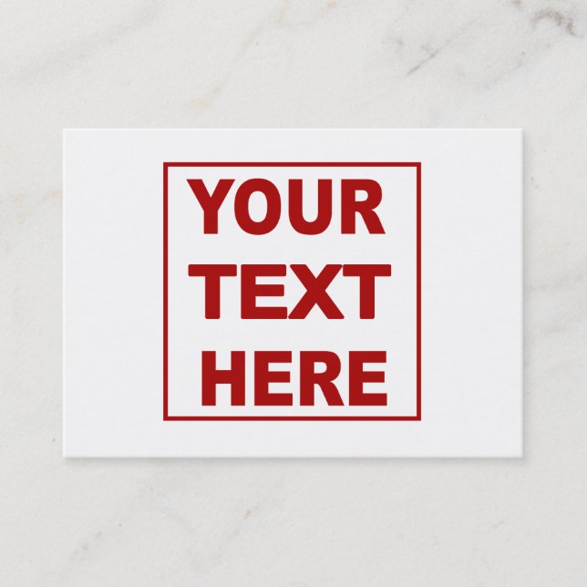 Faça-lhe você mesmo cartões de visitas feitos sob (Frente)