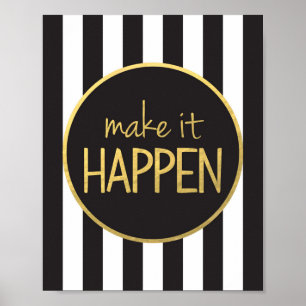 Faça-o acontecer impressão